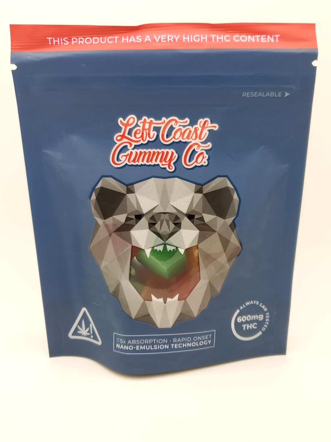 Left Coast Gummies 150mg 1200mg