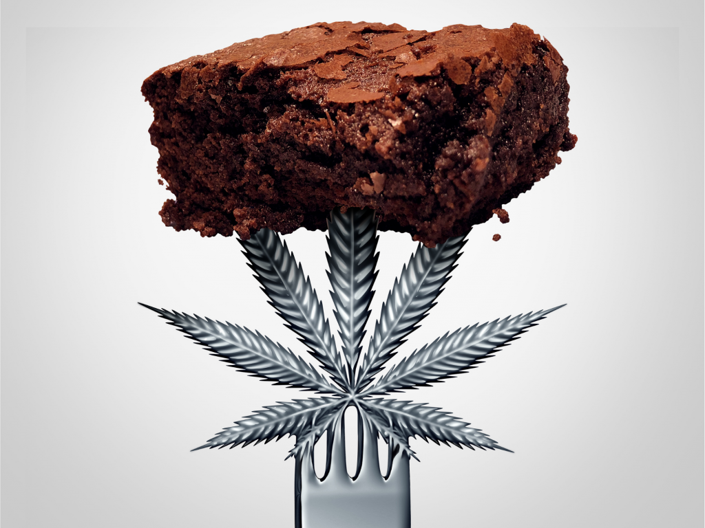 Cannabis brownies