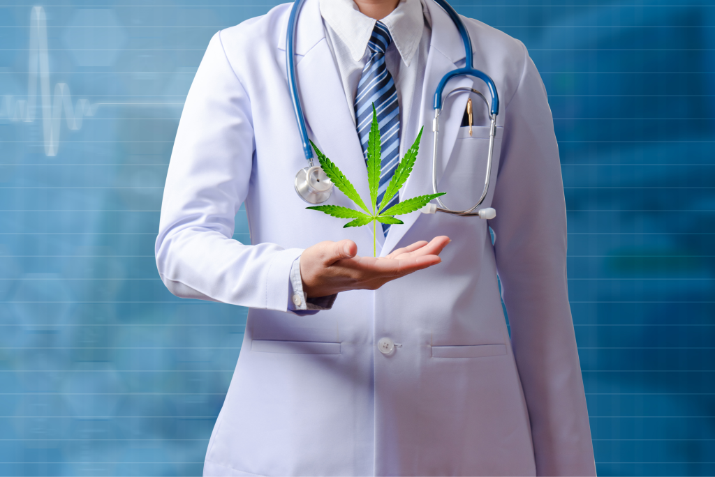 doctor recommending cannabis for medical treatment