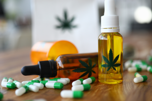 medical cannabis bottle